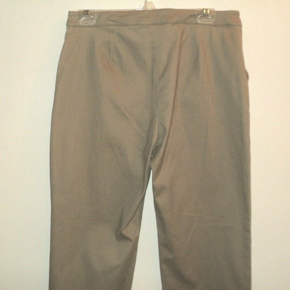 Ann Trinity Pants SZ 8 Tan-Olive Lower Leg Snaps - Picture 5 of 7